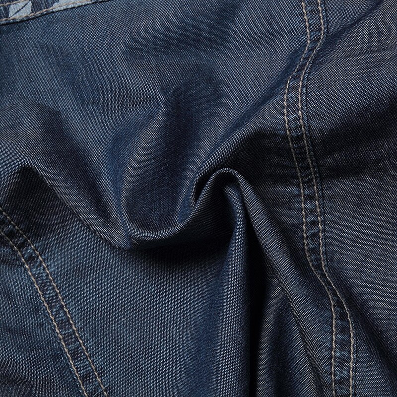 Moomin piger skjorte efterår 100%  nylon piger langærmet skjorte bredstof unisex blå jeans skjorte