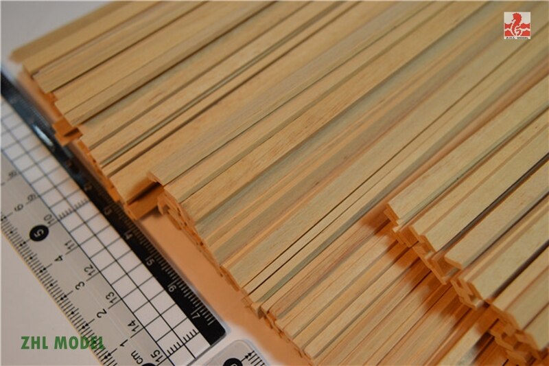 ZHL Indonesian timber wood strips 25 pieces model ship
