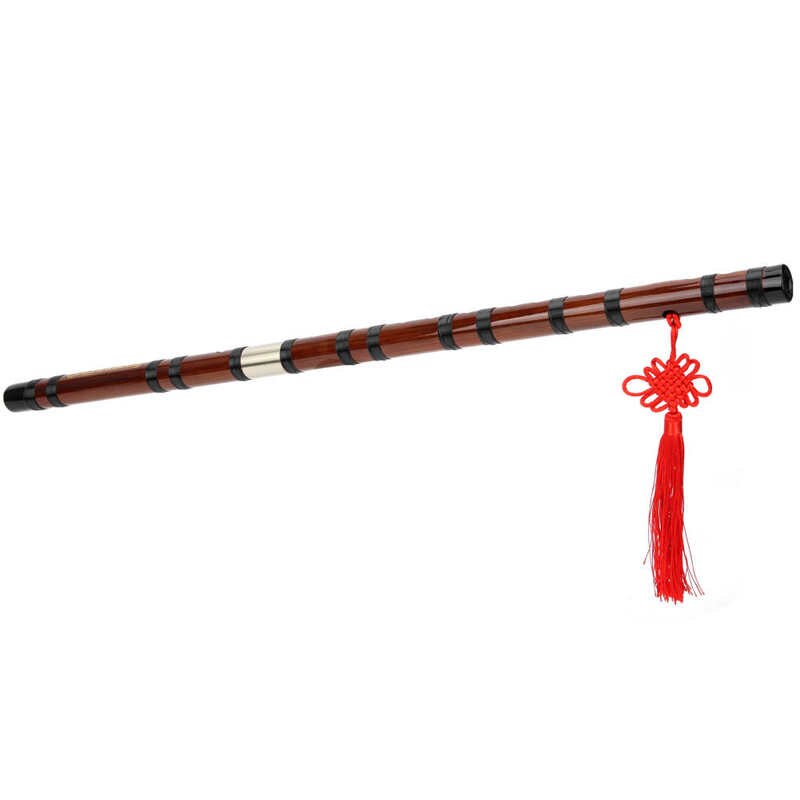 Chinese Traditional Flute Bamboo Flute D‑Key Lettering Body Dry Material Dizi Kit Traditional Wind Instrument Musical