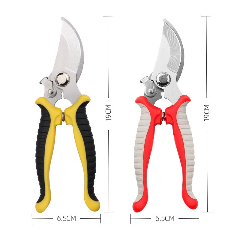 Pruning Shears Garden 7.5in Tree Trimmer Ergonomic Gardening Tool Non-slip and Labor Saving Manual Pruning Shears Tree Branch