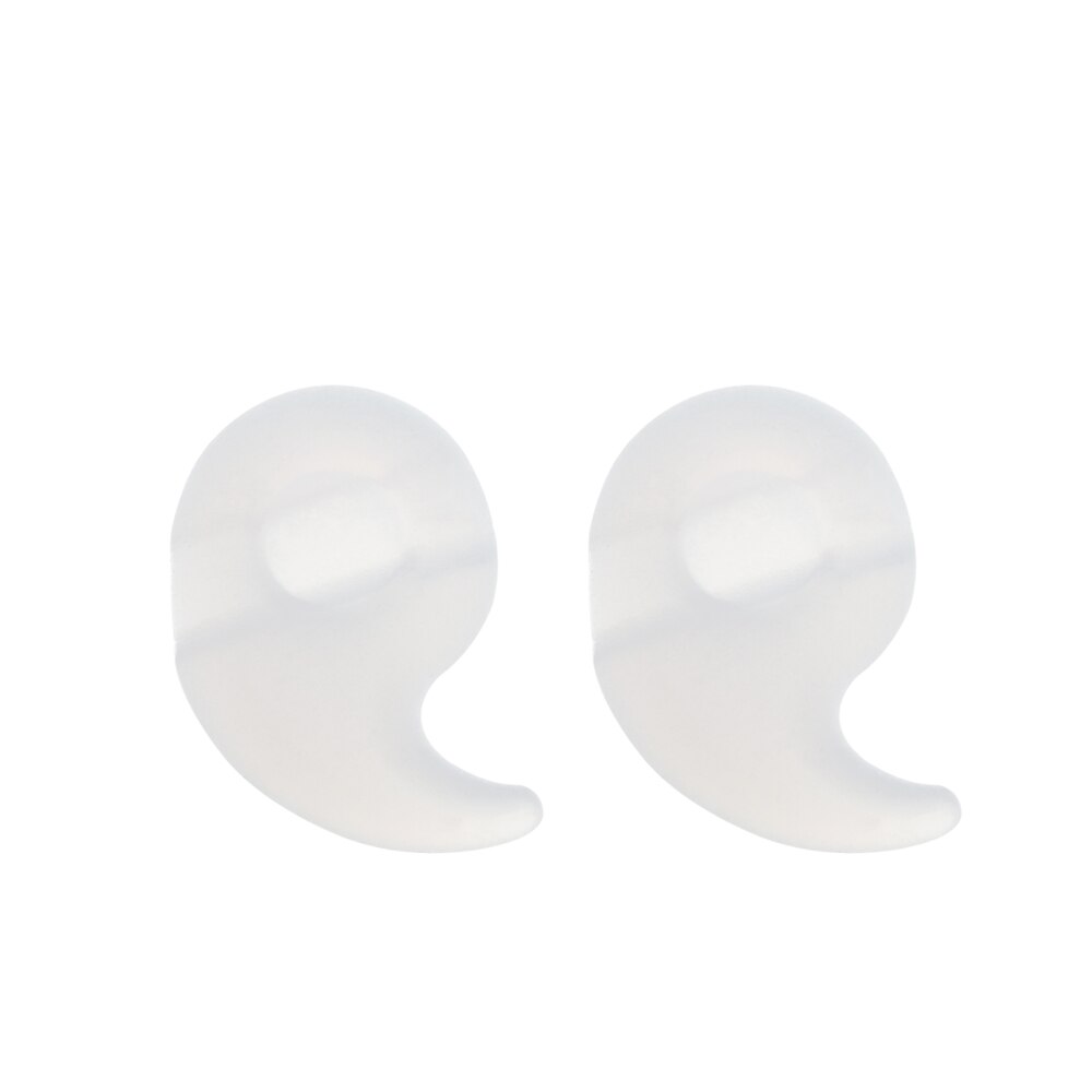 2Pair Glasses Ear Hook Soft Silicone Anti Slip Ear Hook Spectacle Sports Fixed Leg Grip Temple Holder Eyeglasses Accessories: White