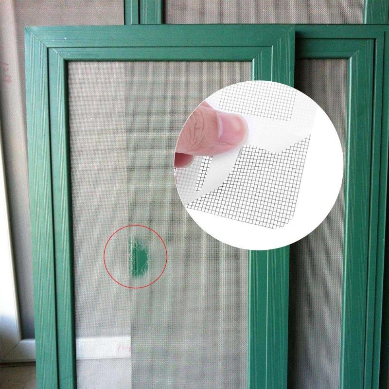 3 stk moustiquaire fenetre vinduesskærme anti-myggenet reparation tape patch klæbende tape vindue myggenet