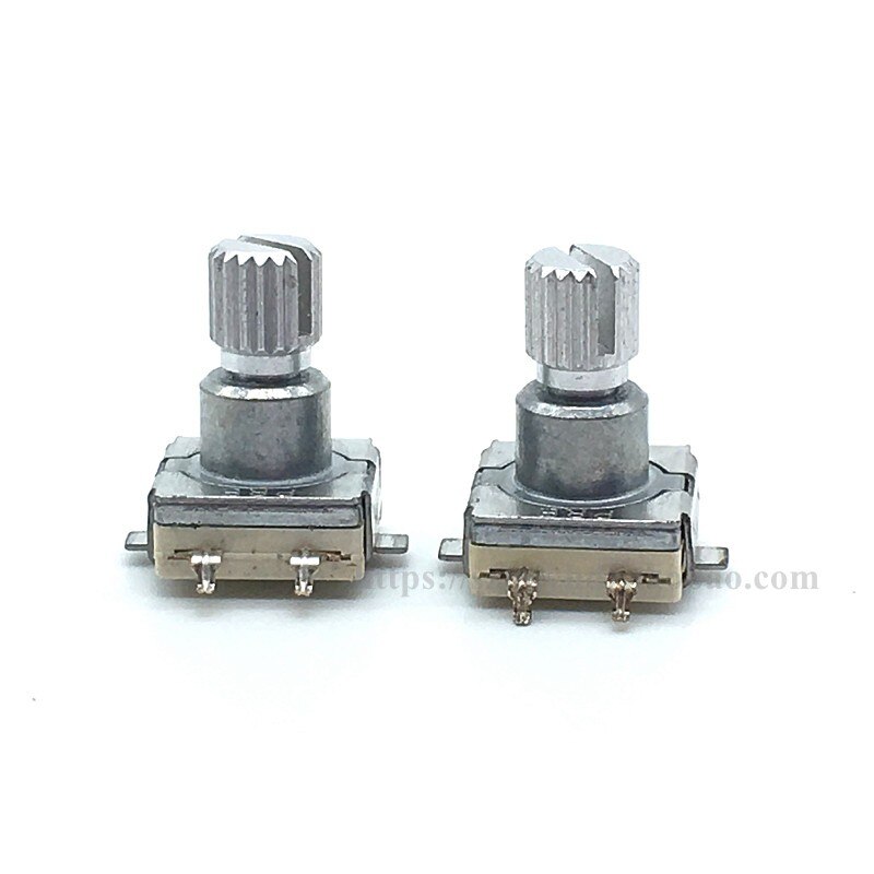 1 Piece EC11 Rotary Encoder 360 Degree Navigation Volume Switch 5 Foot Patch 30 Points 15 Pulse Flower Shaft Length 12mm