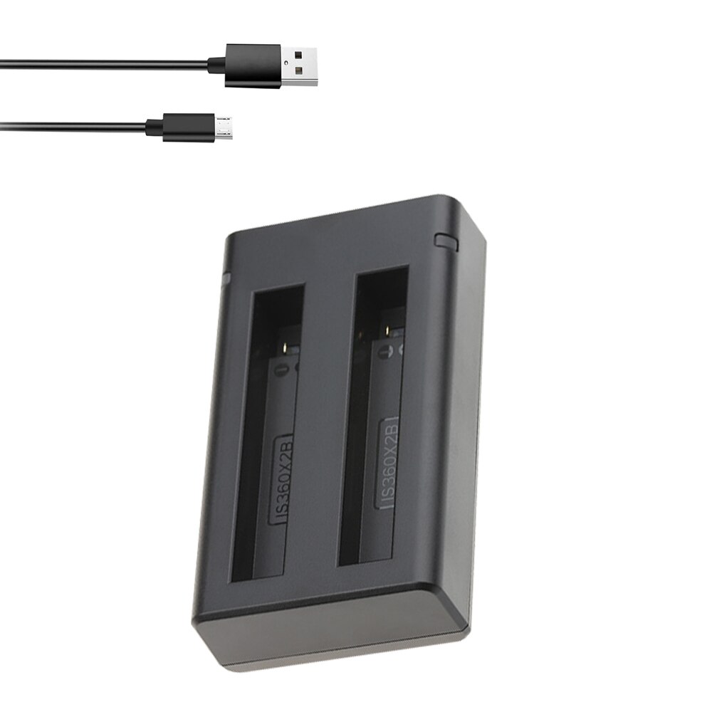 For Insta360 ONE X2 Rechargeable Li-ion Battery Compatible with Insta 360 One X 2 Action Camera 1700mAh IS360X2B Battery: 1 SET Charger