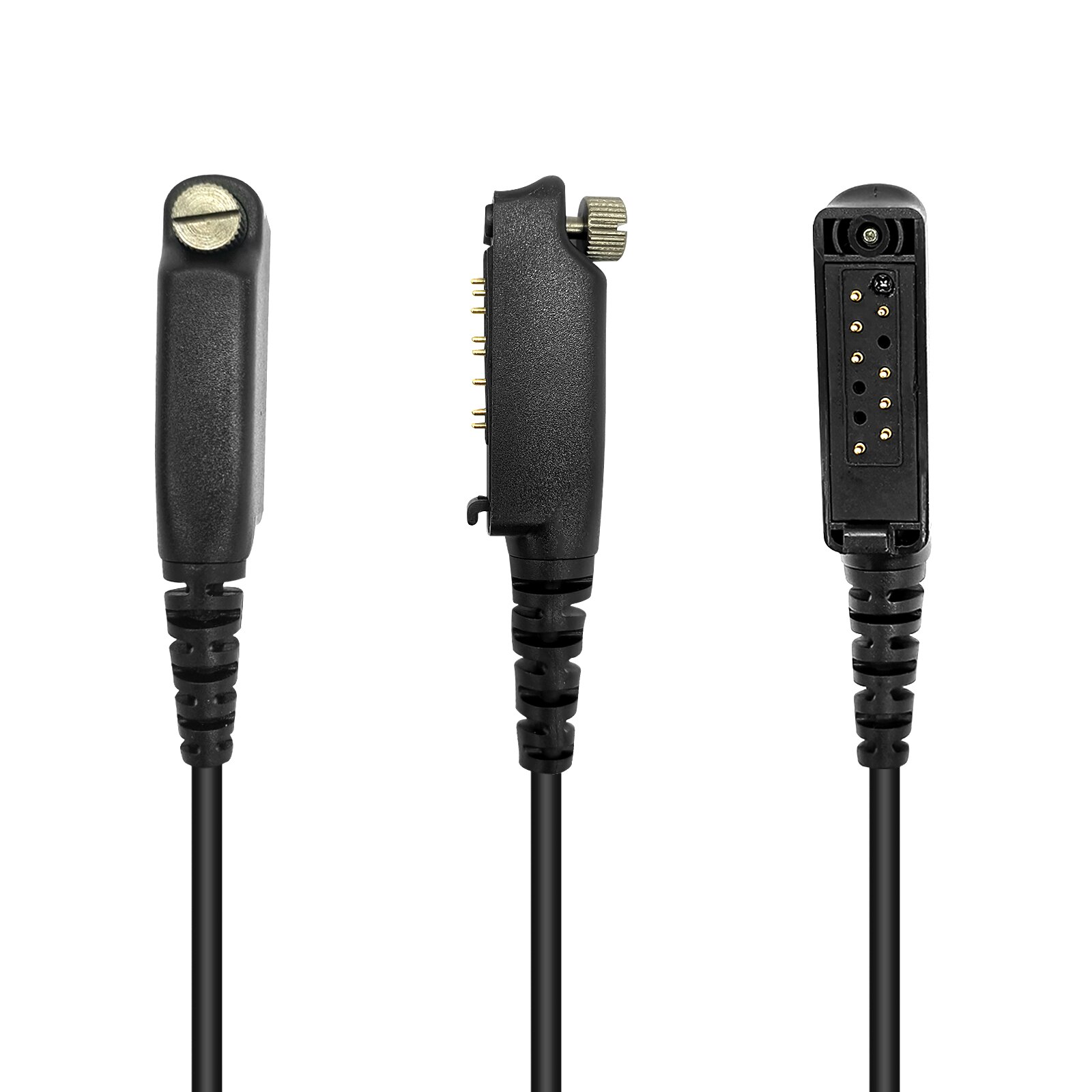 Auricular para walkie-talkie STP8000 STP9000 STP8035, auricular de 2 cables con micrófono PTT, Compatible con Radio SEPURA