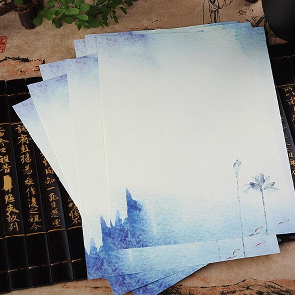 48 stuks schrijfpapier, briefpapiersets