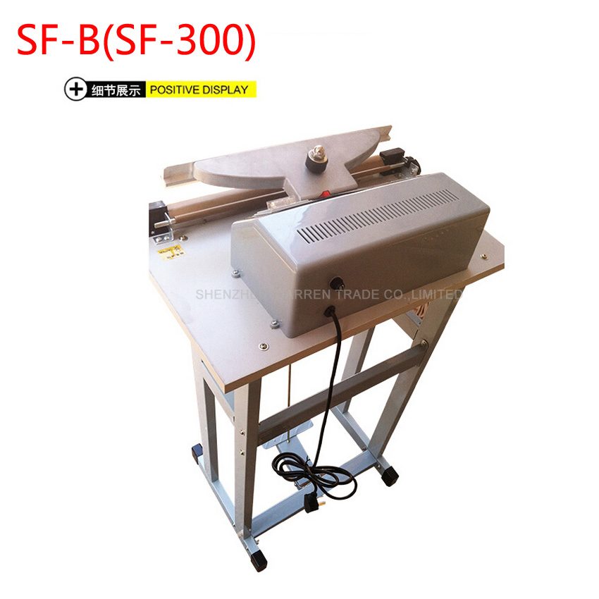 1 pieza de SF-B selladora de impulso de Pedal (SF-300) empaquetadora con estante