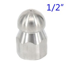 Pressure Washer Drain Rotary Sewer Cleaning Nozzle 3/8" F Garden Hose Nozzle Sprayer Garden Power Tool Accessories