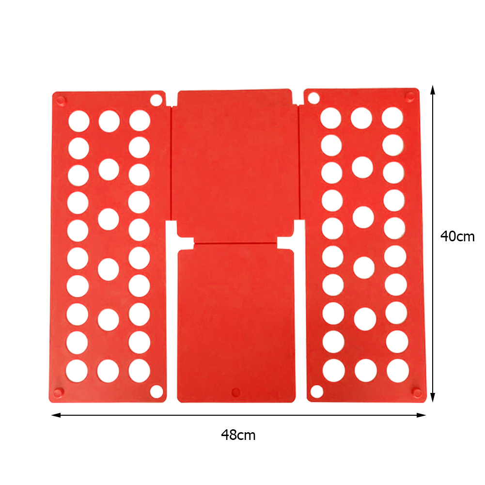Tablero plegable para ropa, doblador de ropa para adultos/niños, doblador de plástico práctico, separa todas las tallas, dobla rápidamente la ropa, camisetas: Azul