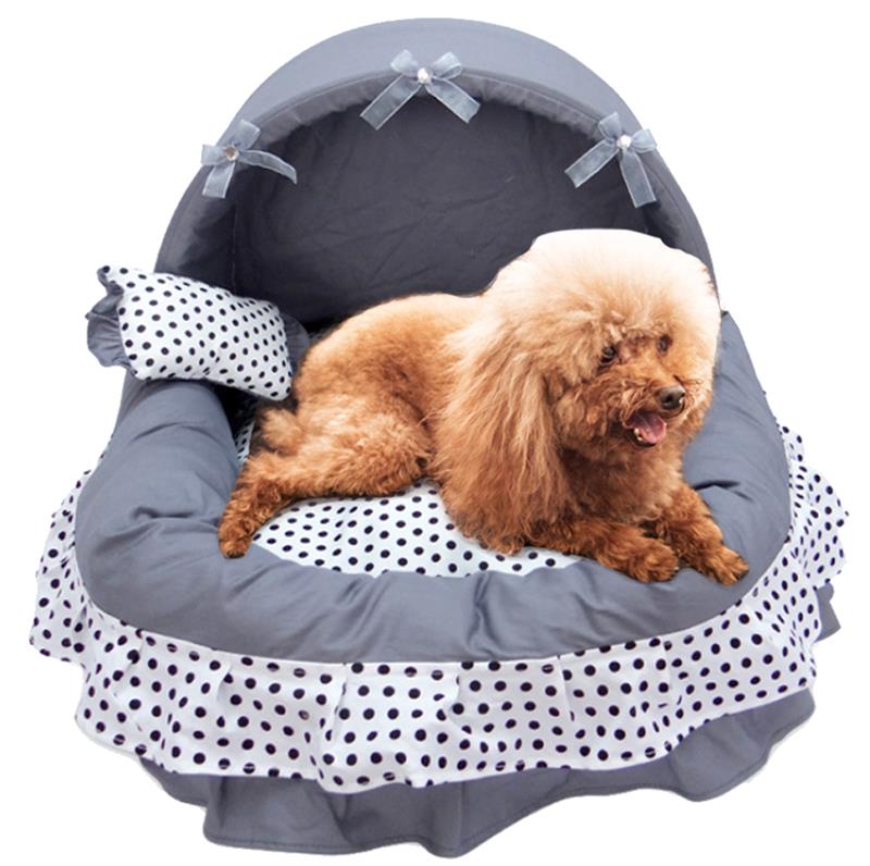 Hondenbed kant prinses huisdier hondenhok krat kat puppy huis droom nest huisdier kennel bank honden nest zachte huisdierbenodigdheden