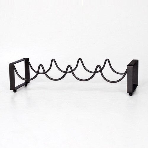 1 stk rødvinstativ vinstand vinbar flaske jern kunst europæisk hall (uden flasker og kopper )zm914: Stor