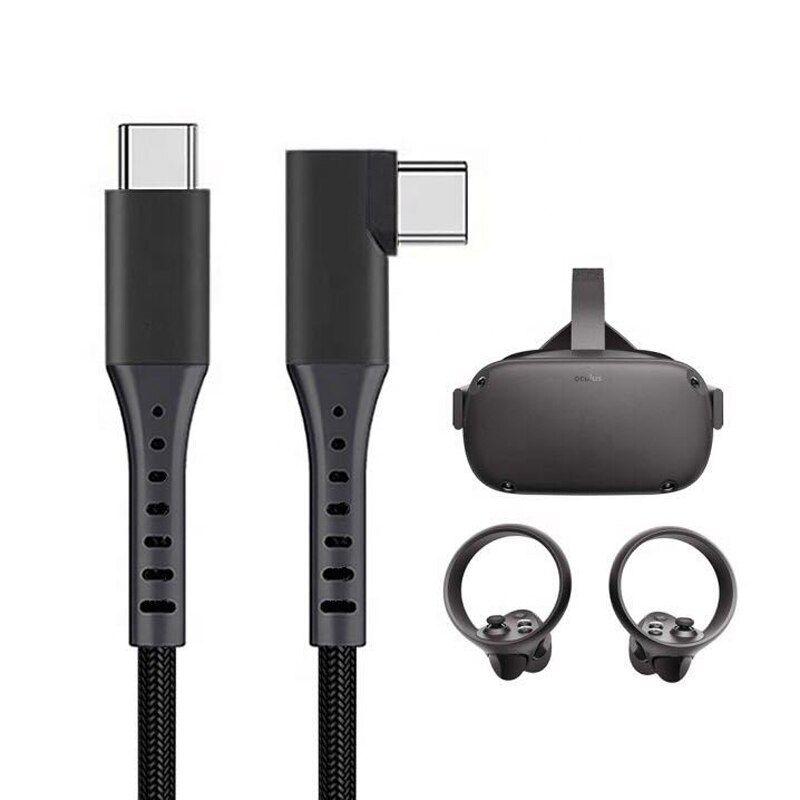 Cable USB tipo C a USB tipo C para Oculus Quest 2, accesorios de enlace, realidad Virtual, gafas VR, auriculares, casco de juego, ocho juegos