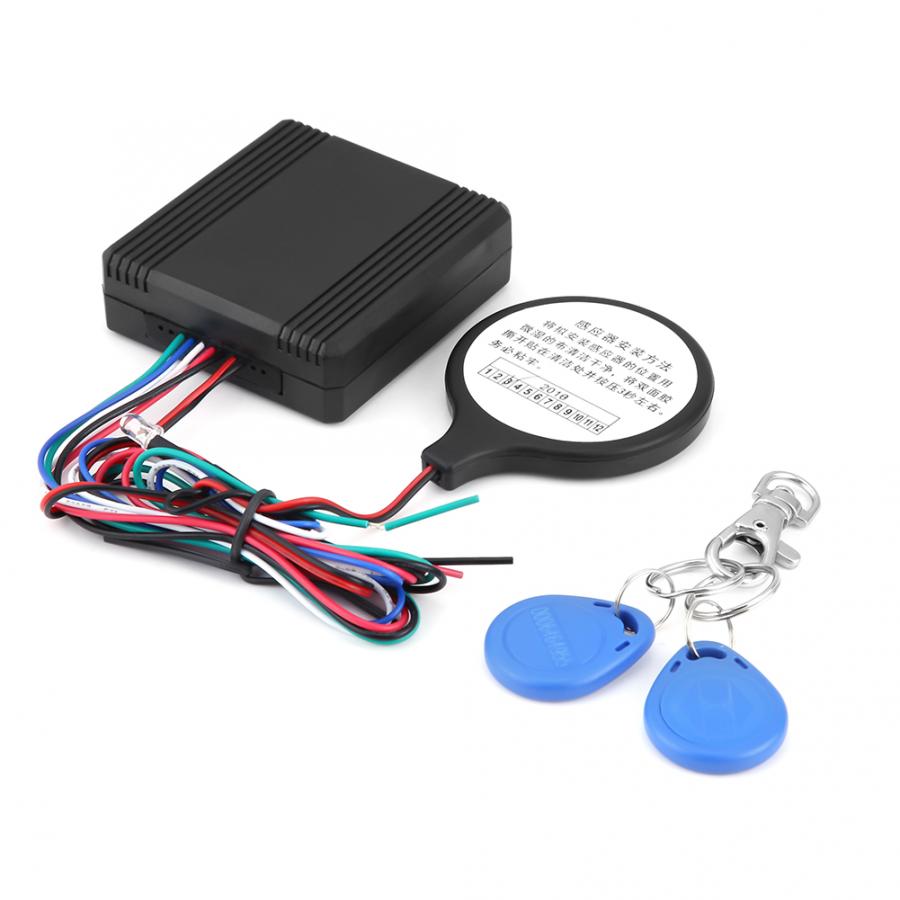 12V Motorcycle ID Card Lock Anti-theft Security System Smart Induction Sensor