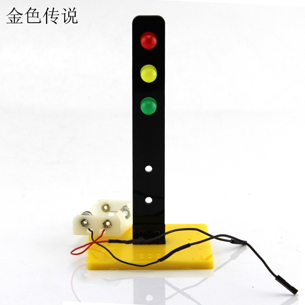 Traffic Lights Technology Production Invention Signals Traffic Lights DIY Science Model Toys Education Kit F19160