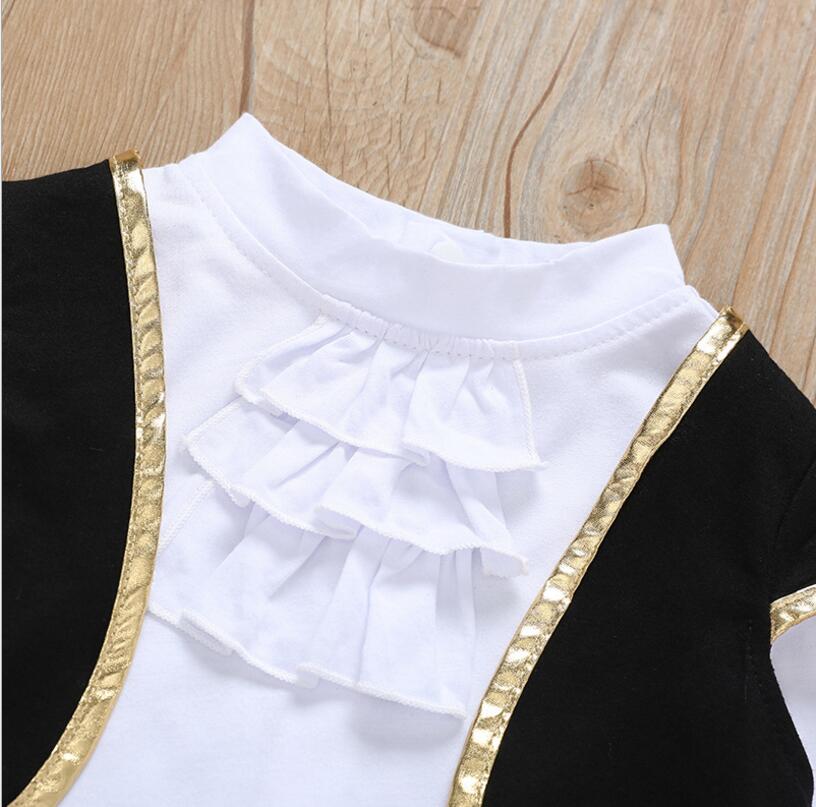 Jongenskleding baby's en jonge kinderen rode piratenkleding pak babyjongen eendelig kledingstuk katoen lange mouwen klim omhoog