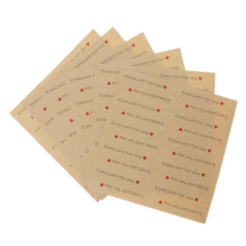 Handmade Especially For You Stickers Label Kraft Paper Bakery Seals Bakery