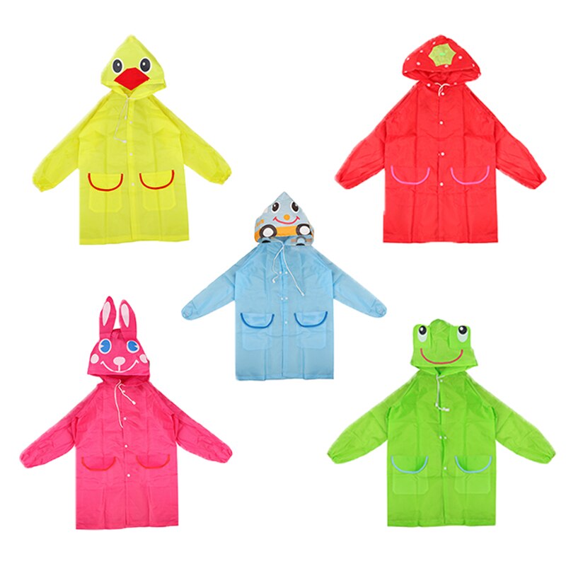 1 Uds estilo Animal de dibujos impermeable para niños abrigo de lluvia impermeable traje de lluvia estudiante chubasquero con estilo Animal
