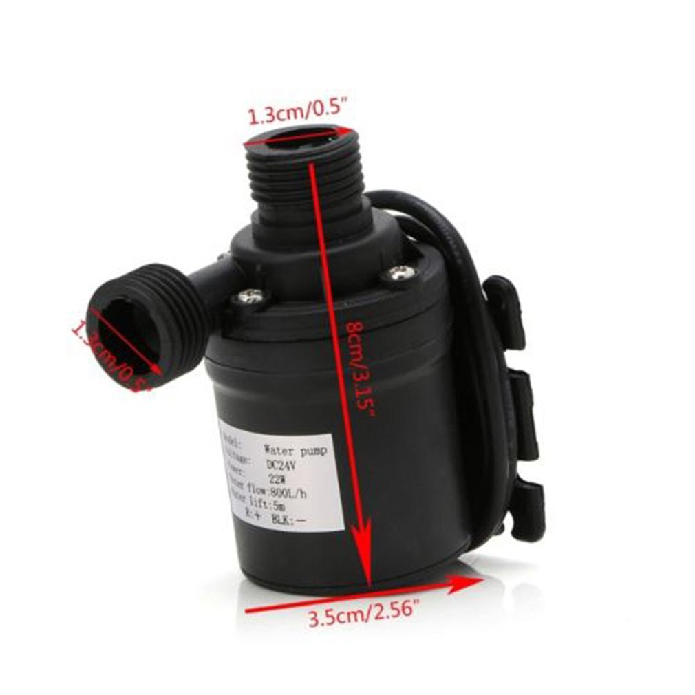 12V 24V Mini Micro Brushless Submersible Motor Water Pump Ultra Quiet Lift Submersible Circulation Waterproof Water Pumps