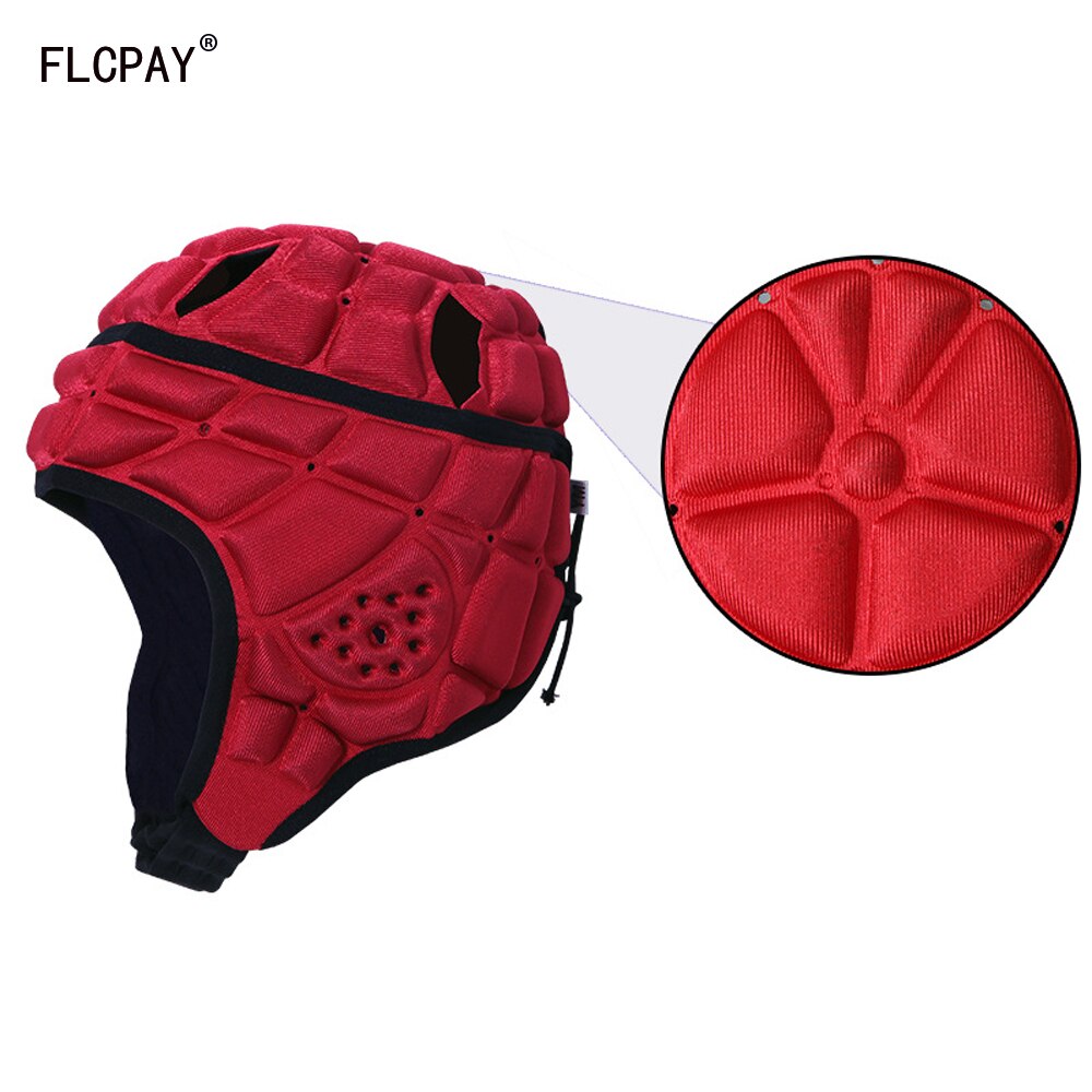 Child Goalkeeper Helmet Rugger Roller Skating Helmet Good Thickened EVA Anti-Collision Support Soccer Protection Gear