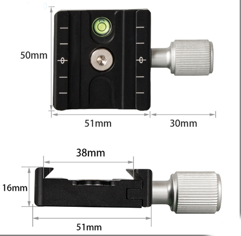 Arca Swiss 50mm Camera Clamp Quick Release Clamp For Camera Tripod