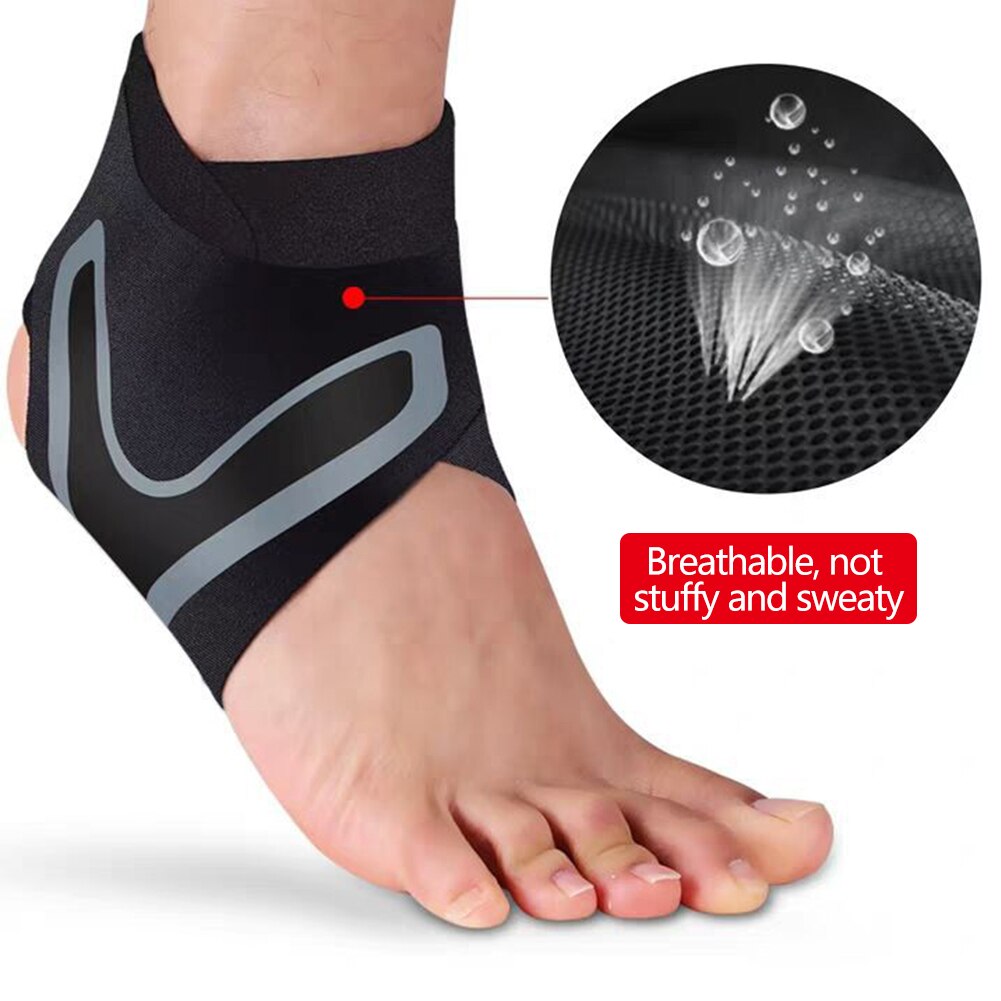 Protecteur de cheville de sport Anti-entorse pressurisé, chaussettes de protection pour l&#39;extérieur, basket-ball, Football, escalade