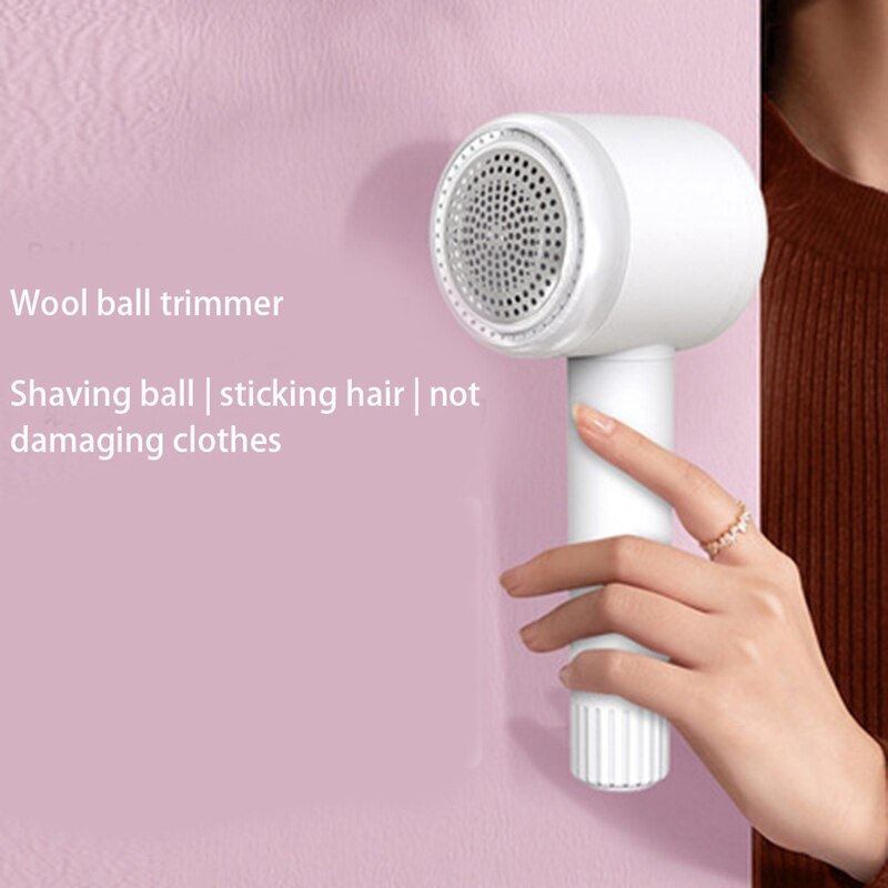 2 In 1 Remove Fuzzball Sticky Hairs USB Charger Trimmer Laundry Balls Portable Clothes Lint Remover