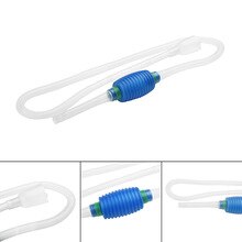 Liquid Transfer Pump for Fish Tank Plastic Siphon Pump 150cm Manual Aquarium Cleaning