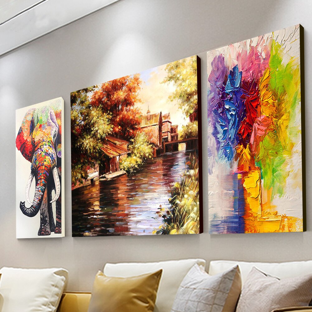 1piece Wooden Canvas Stretcher Frame Diy Gallery Wall Art For Oil Painting (a Canvas Frame System Needs 4pcs)