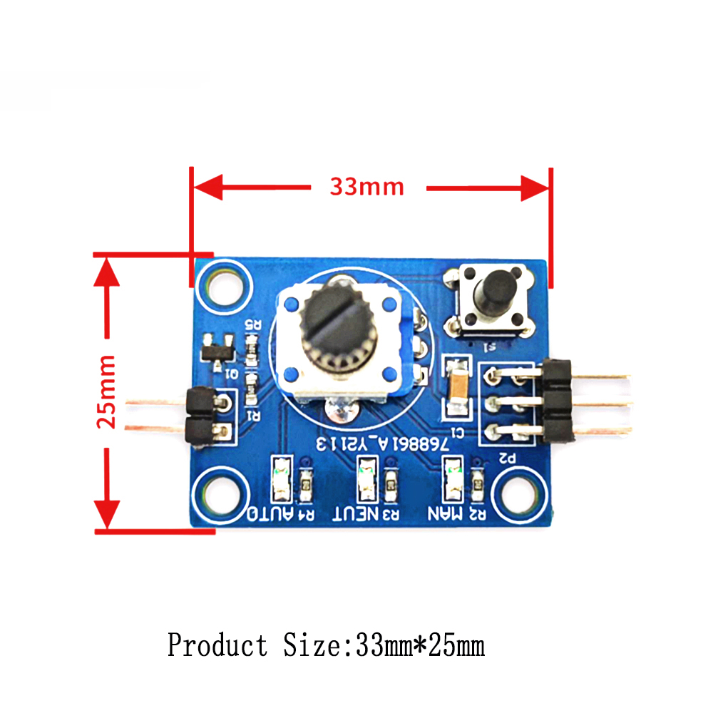 Servo Controller Stuurinrichting Tester Module 5V Met Roterende Potentiometer Schakelaar Drie Control Modes
