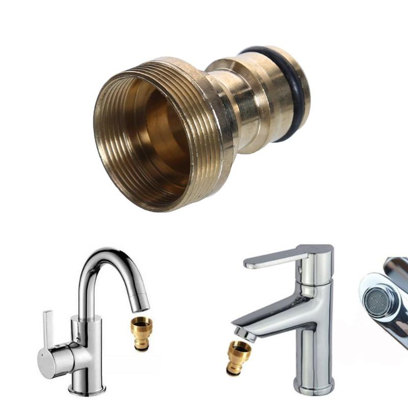 Universal kjøkken vannrørkontakt blandebatteri 23mm kran kran messing gjenget slangekran adapter adapter for hagevanningsverktøy
