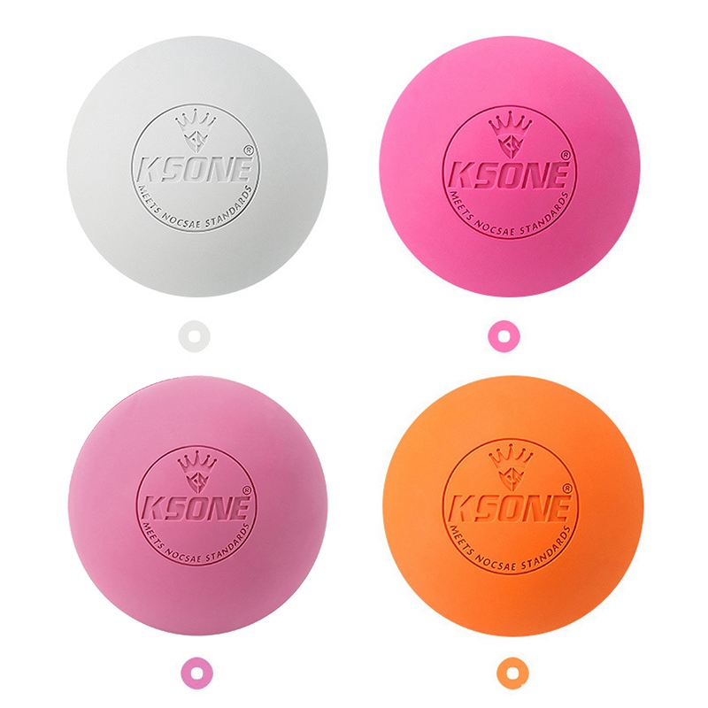 Ksone 2 stück massageball 6.3cm faszienball lacrosseball muskelentspannung schmerzlinderung tragbarer physiotherapieball 6 & 1