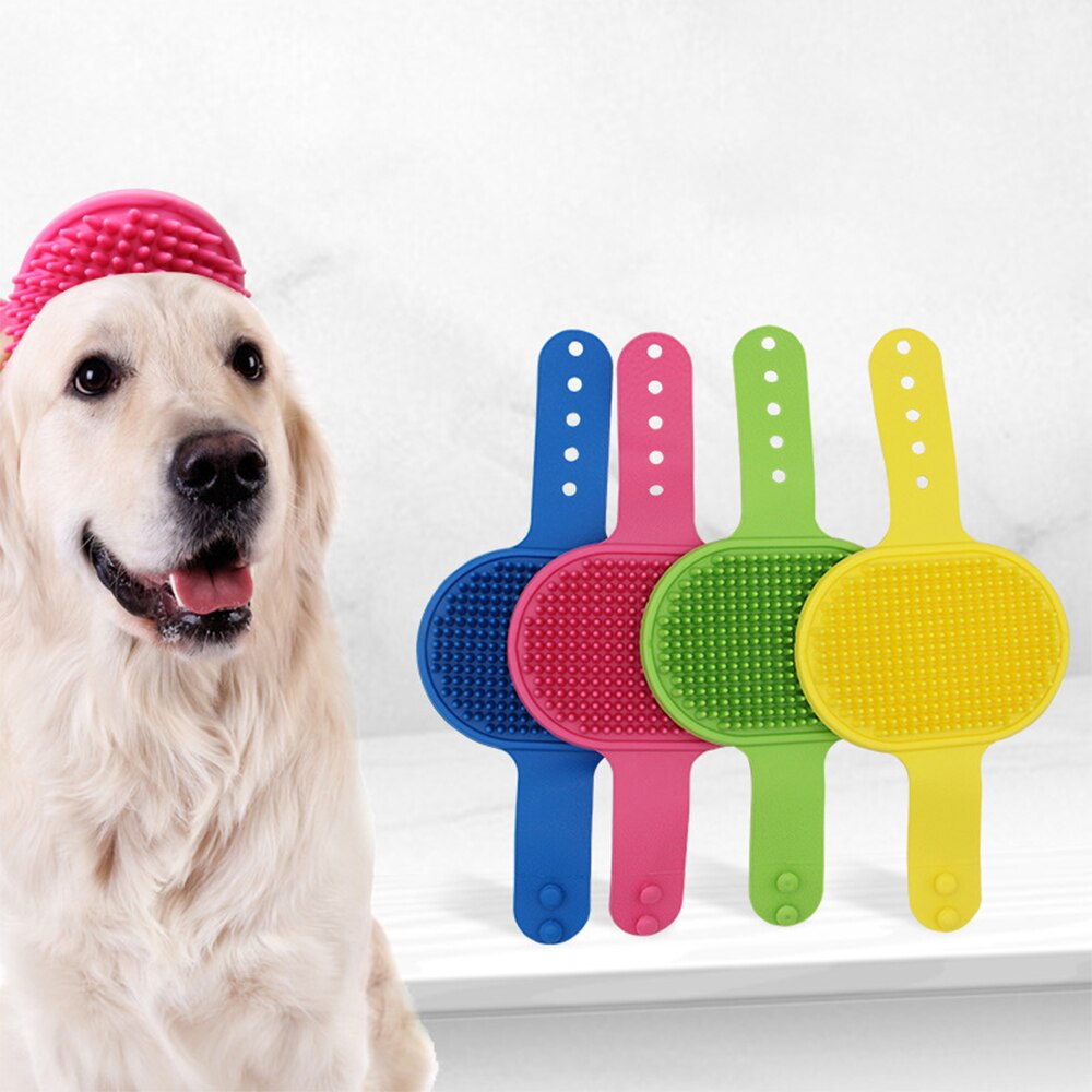 Cepillo de baño para perros y gatos, guante de goma para el cuidado del pelo, masajeador, ducha, cepillos para perros,