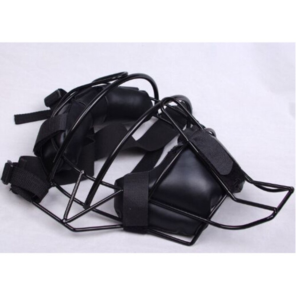 Basebol softball resistente juventude catcher máscara (preto)