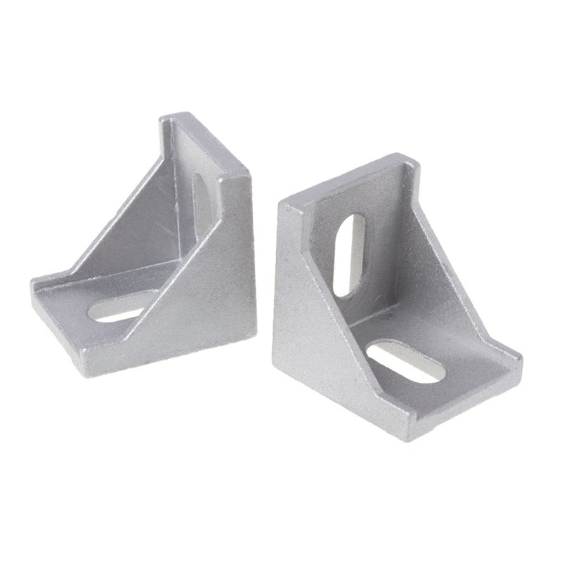 10pcs 4040 Fasten Fitting Angle 40x40 L Connector Aluminum Corner Bracket Joint Brace