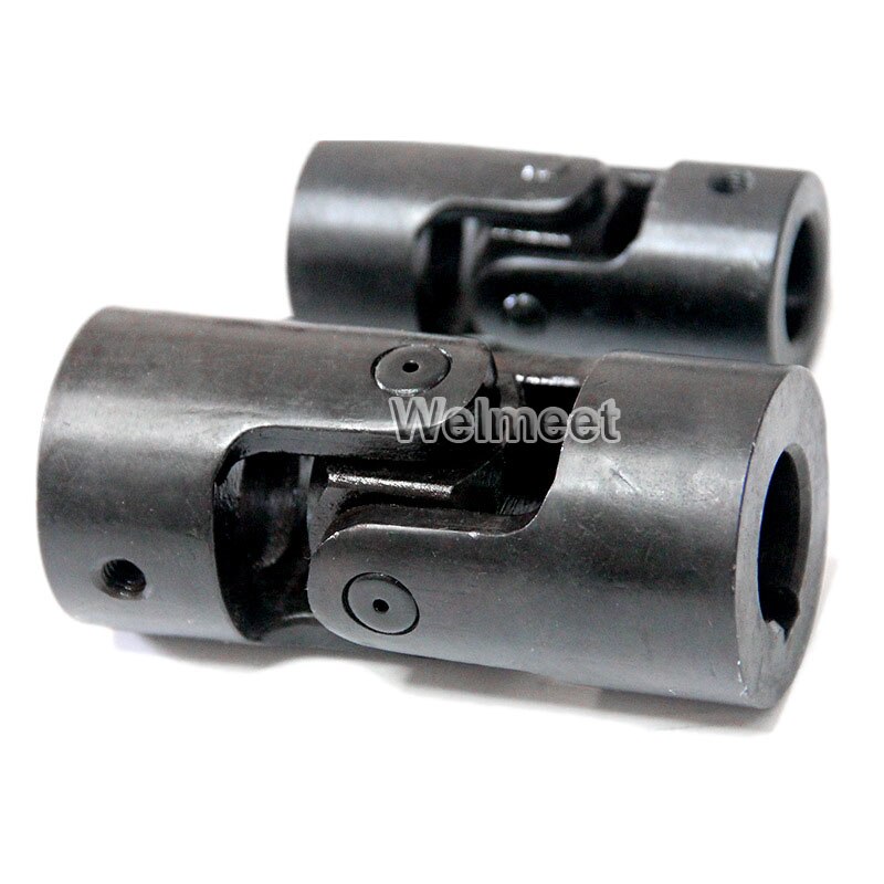1pcs 10mm-22mm Hole Motor Output Shaft Coupler Connector Cross Universal Joint Coupling Bushing with Keyway