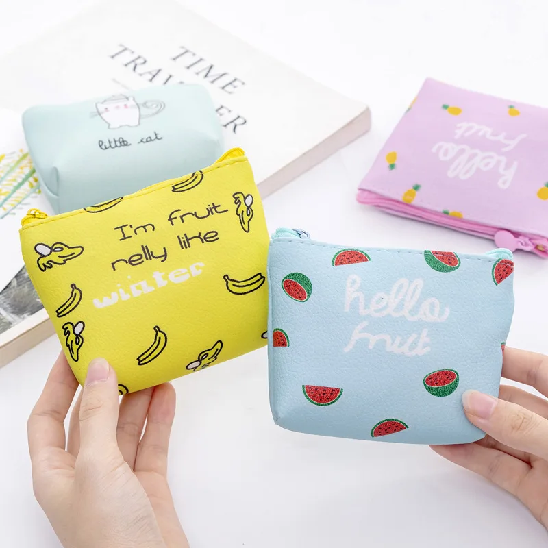 Vrouwen Canvas Portemonnee Card Key Mini Portemonnees Pouch Meisje Kids Kinderen Leuke Kleine Rits Portemonnee Kaarthouder Portemonnee bag Case