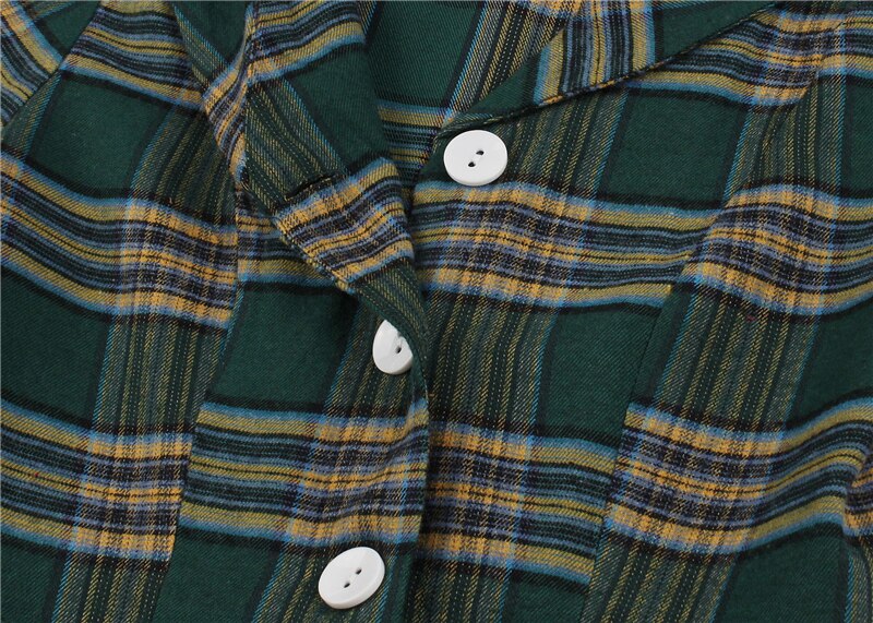 Summer Women Clothing Summer Retro 50s 60s Plaid Swing Dress Female Rockabilly Party Midi Dresses Vintage Tunic Vestidos