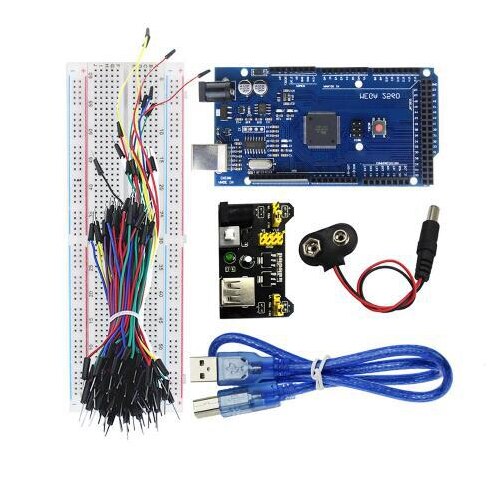 37 in 1 Sensor Kit Mega 2560 R3 HC-SR04, MB-102 Test