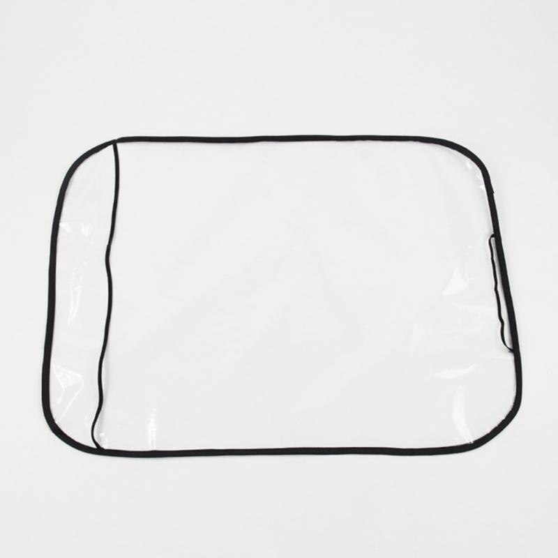 Car Seat Protector Back Cover Voor Kinderen Kids Baby Auto Achterbank Scuff Vuil Bescherming Cover Voor Kinderen Auto accessoires: Black