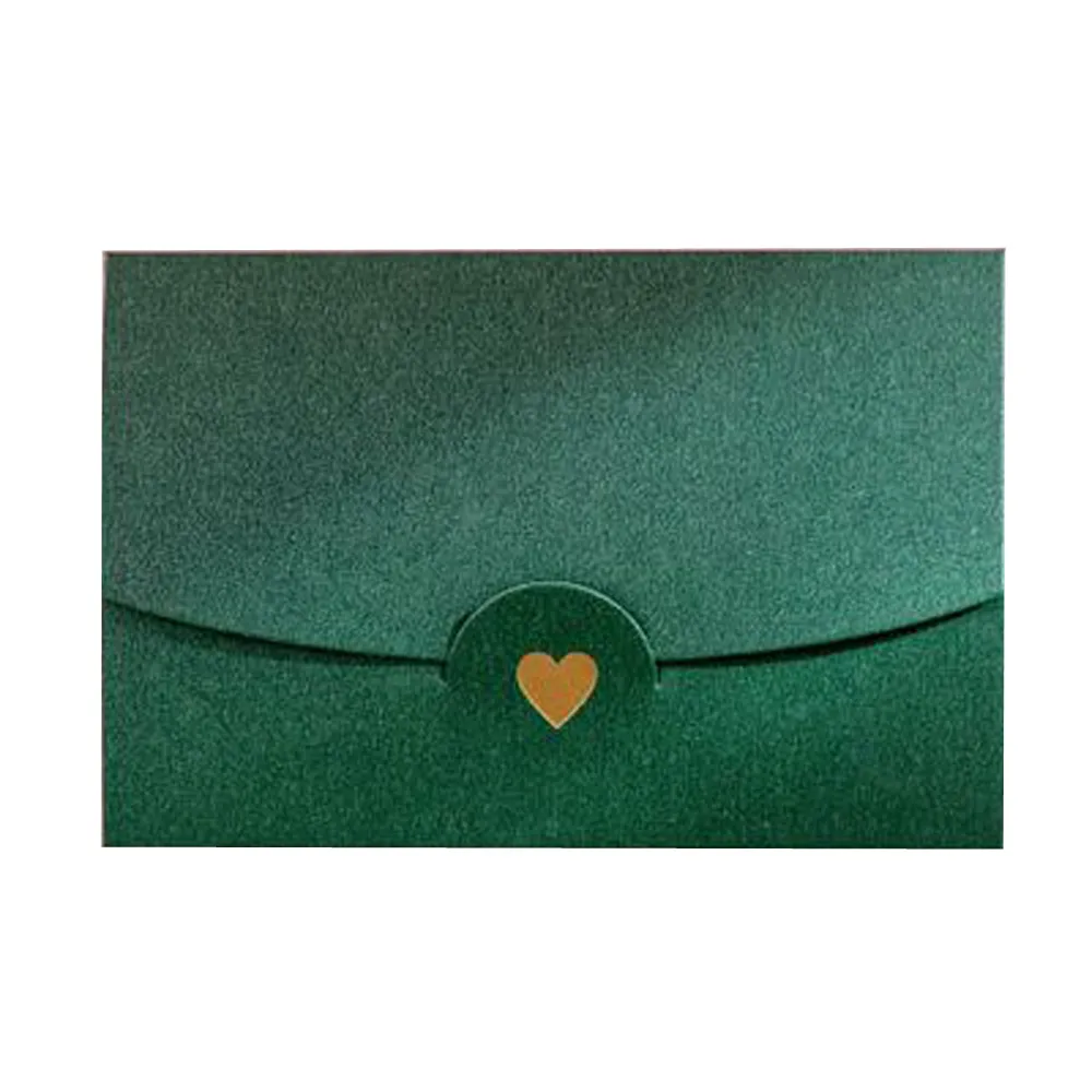 Stationary Small Envelope 10.5*7CM For Letter Pearlescent Paper Paper Envelopes Name Card Mini Envelopes Greeting Card: Light Grey