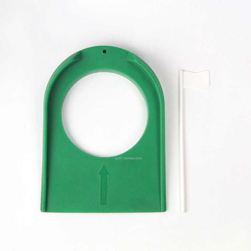 Style Golf Putter Disc Push Rod Practice Disc Indoor Usable Horseshoe-Shaped Push Rod Practice Disc Equipped With  Flags: Default Title