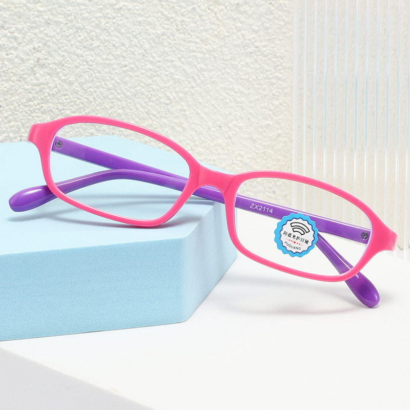 Montura óptica transparente para niños y niñas, gafas de Sol infantiles flexibles con prescripción, 8803