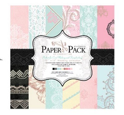 24Pcs 12Inch Scrapbook Papier Pad Vintage Papier Pack Patroon Metalen Achtergrond Papier Diy Gelukkig Planner Kaart Maken Dagboek project