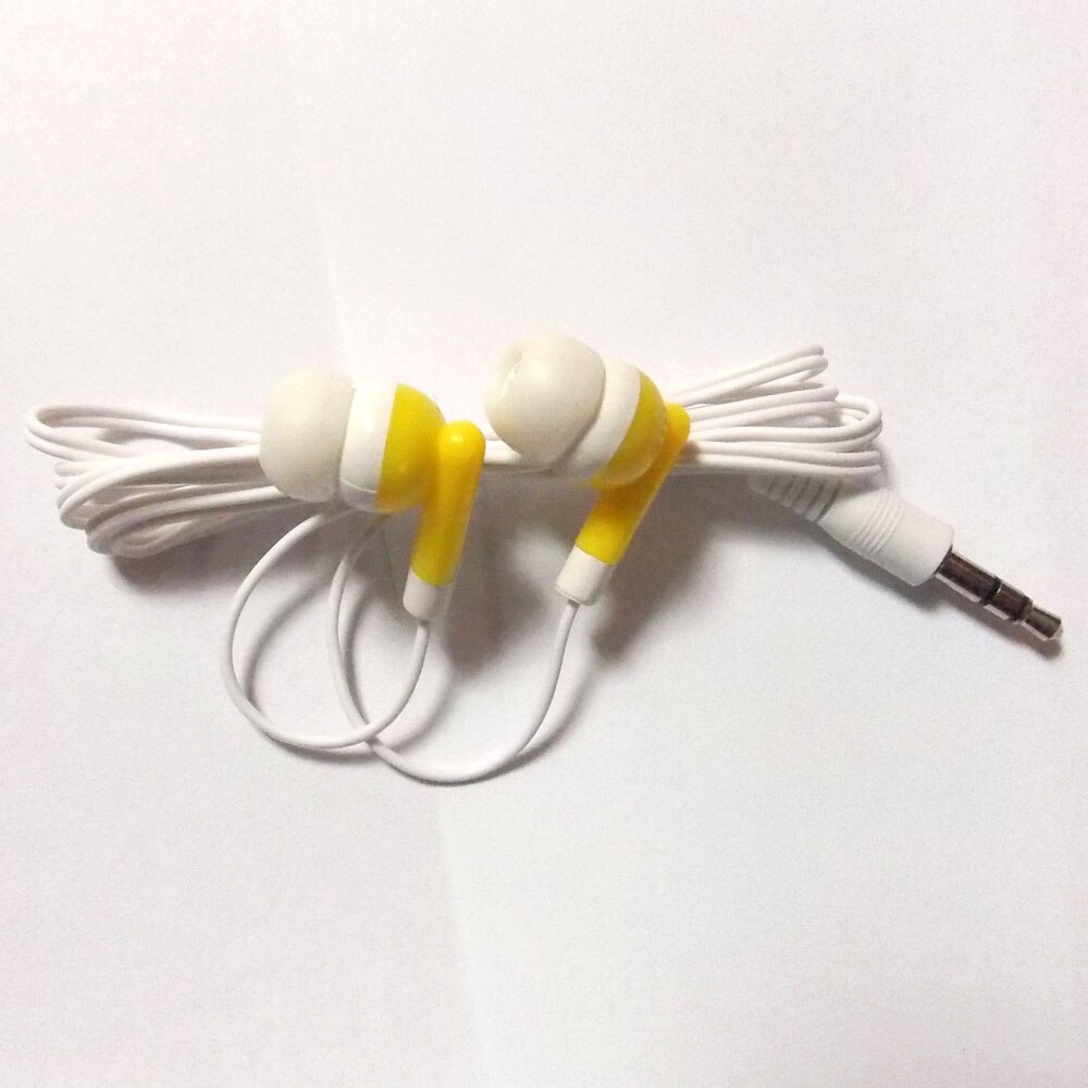Filecase Universal Earphone Earbud Super Bass 3.5mm Stereo In Ear Music Headset For MP3 For iPad For iPhone: 1pcs Yellow