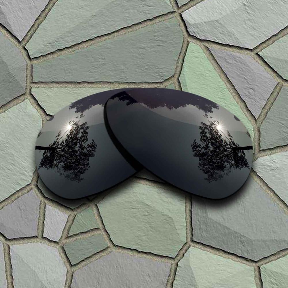 Grijs Zwart Zonnebril Gepolariseerde Vervanging Lenzen voor Oakley Crosshair S: Default Title