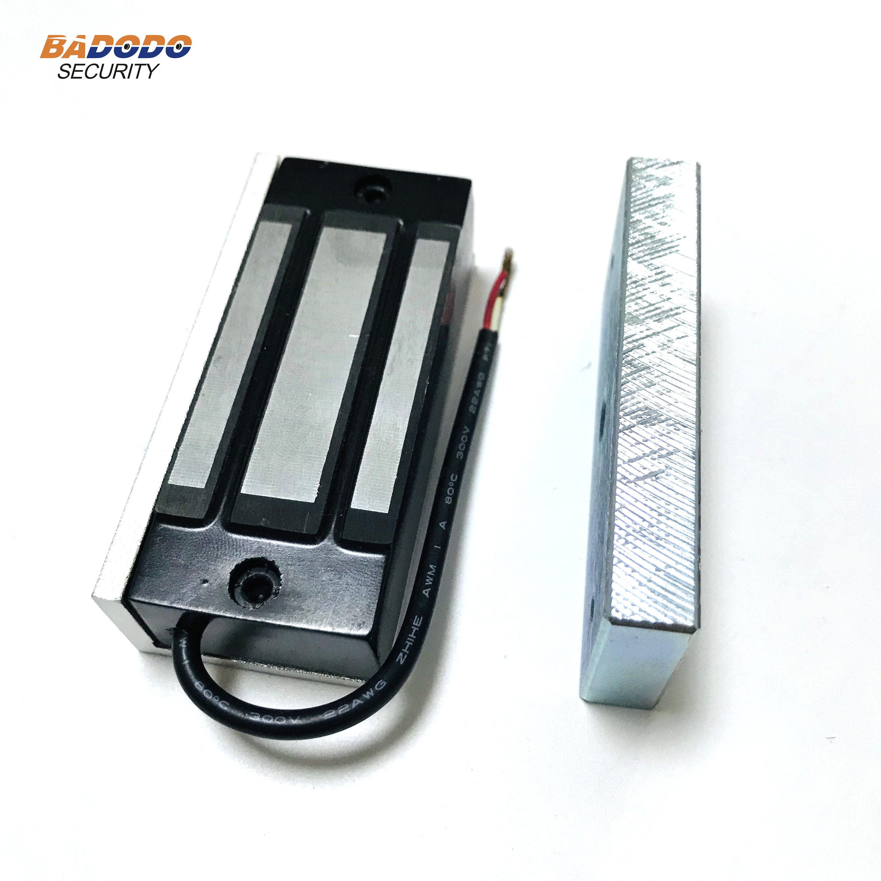 DC12V /24V electromagnetic lock magnetic lock 60Kg/100Lbs holding force for showcase cabinet door frameless glass door