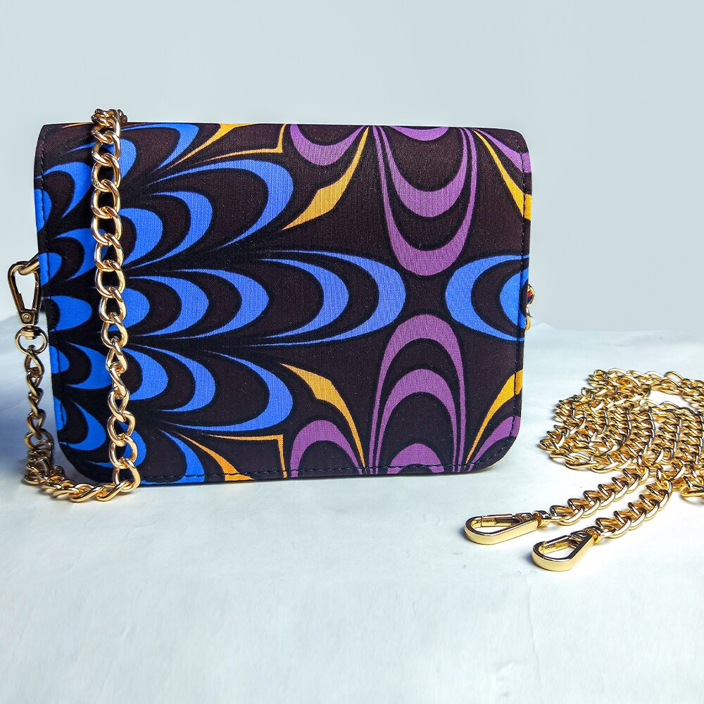 Afrikanske kvinder taske ankara taske skulder taske crossbody taske ankara taske afrikansk traditionel print taske ankara taske: Farve 5