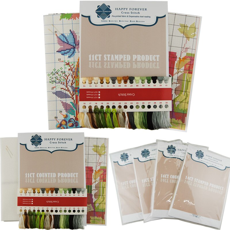 Glädje söndag giraffmönster räknat korsstygnskit diy handgjorda broderi set handarbete heminredning skicka