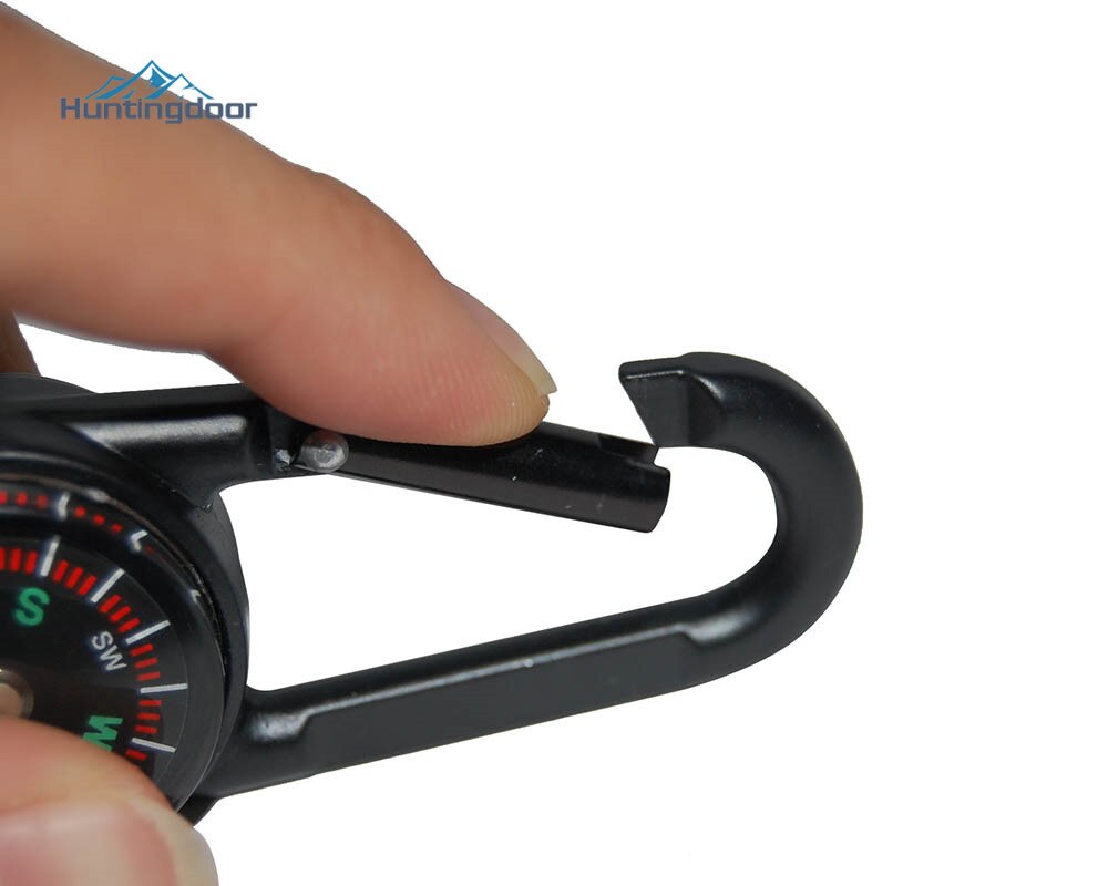 Double-sided Portable Compass Hanging Keychain Outdoor Camping Hiking Travel Backpack Emergency Survival Navigation Tool Clearan