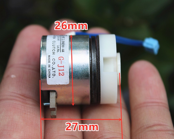 Electromagnetic clutch DC24V DC miniature electromagnetic brake small clutch DIY production